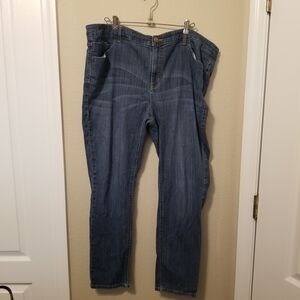 Simply Vera Jeans Womens 20W Blue Straight Leg 44 X 28